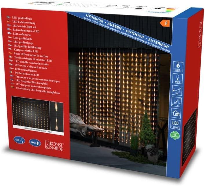 Actual product image Konstsmide LED light curtain (7 m)