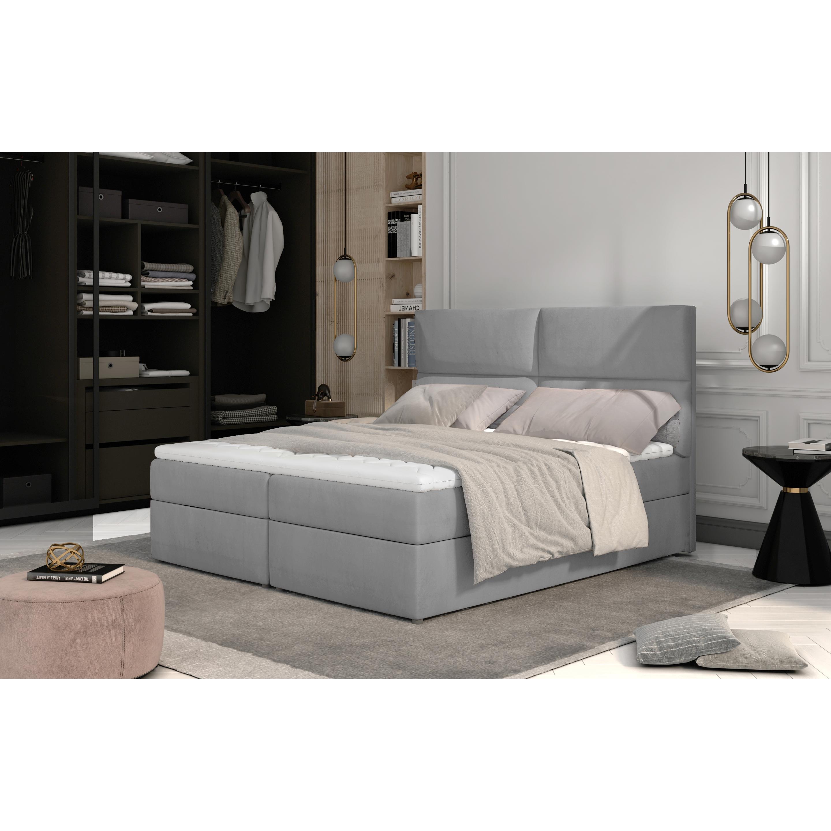 ELTAP, Boxspringbett, Amber mit Stauraum (180 x 200 cm)
