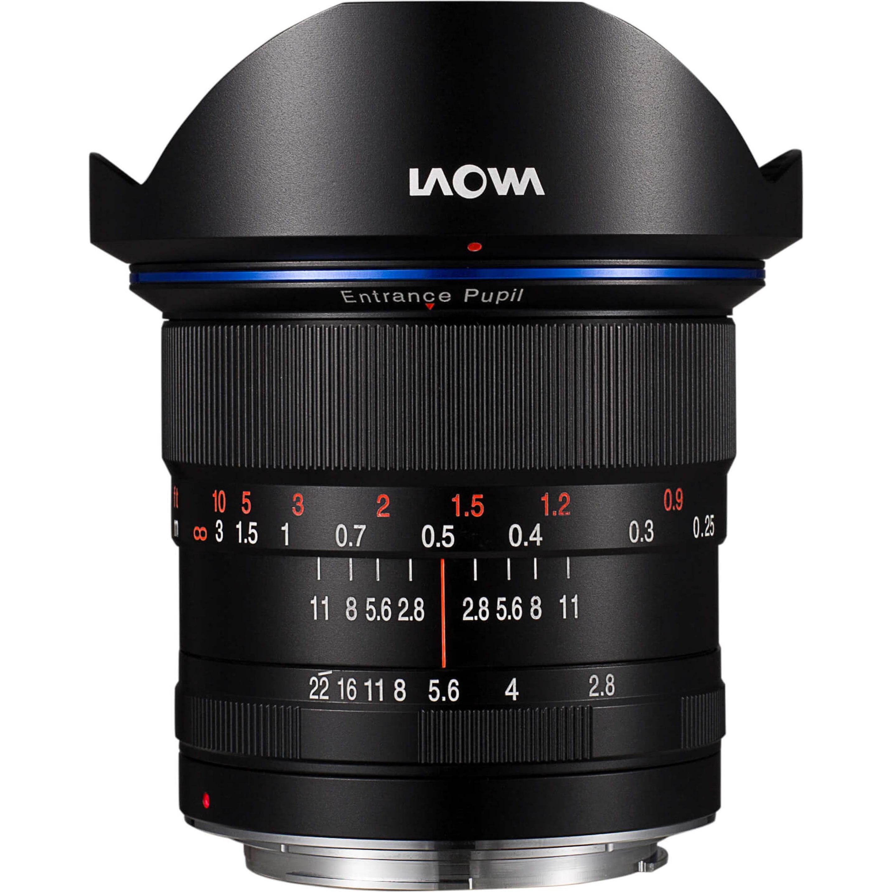 Venus Optic Laowa 12mm f/2.8 Zero-D Canon (Canon EF, Vollformat), Objektiv, Schwarz