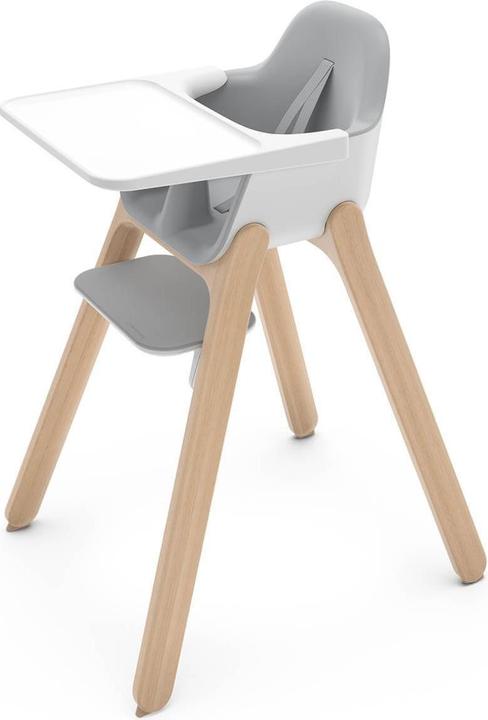 Produktbild Uppababy Ciro Chloe - Hochstuhl - Grau - Holz - Verstellbarer Fussstütze - entfernbarer Esstisch (Hochstuhl)