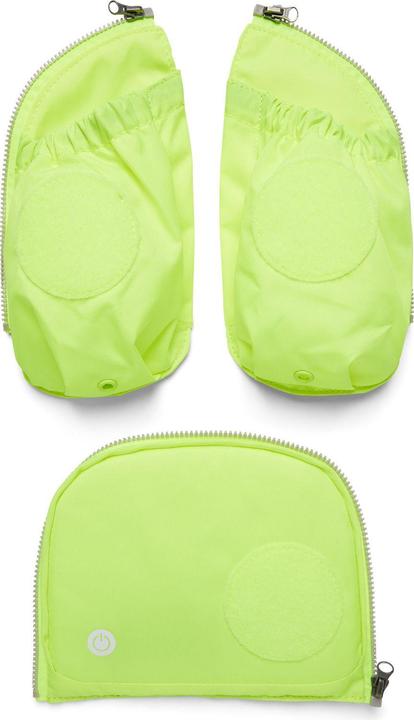 Image du produit Ergobag Fluo LED-Zip Set avec poches latérales Jaune