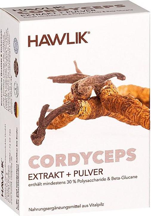 Immagine prodotto Hawlik Estratto di Cordyceps + polvere (60 Pezzo/i, Pillole, 58 g)