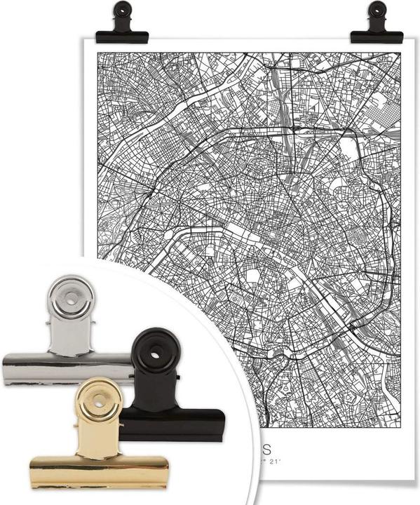 Actual product image Trenddeko City map Paris (40 x 50 cm)