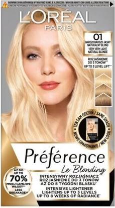 L'Oréal Paris L'Oreal Preference Hair Dye 01 Prague 175Ml (01 Prague)