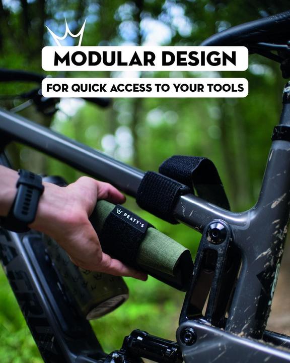 Produktbild Peaty's HoldFast Trail Tool Wrap - Moss Green (Rahmentasche)