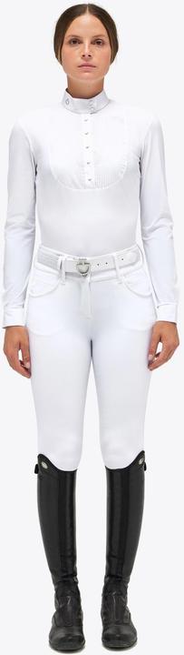 Produktbild Cavalleria Toscana Turniershirt Jersey Button Langarm Damen (L)