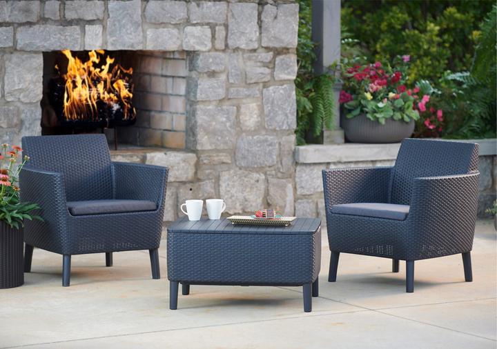 Image du produit Keter Salemo Balcony Set With Cushions - Fauteuils