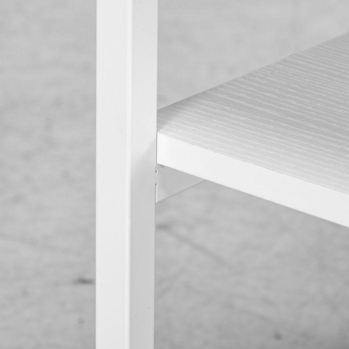 Image du produit Swisshandel24 Druckertisch mit Rolle, Druckerständer mit 3-Ebene, Druckerhalter Stahl, 50 x 50 x 52,5 cm (50 x 50 x 52.50 cm)