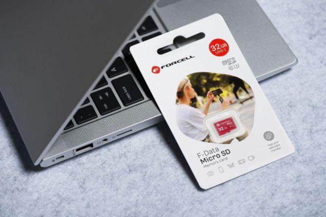 Productafbeelding Forcell Memory cards F-DATA memory card 32GB UHS-I U3 class 10 (32 GB, microSD, U3, UHS-I)