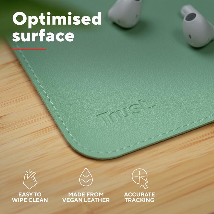 Produktbild Trust Benya XXL Desk Pad - Green (XXL)