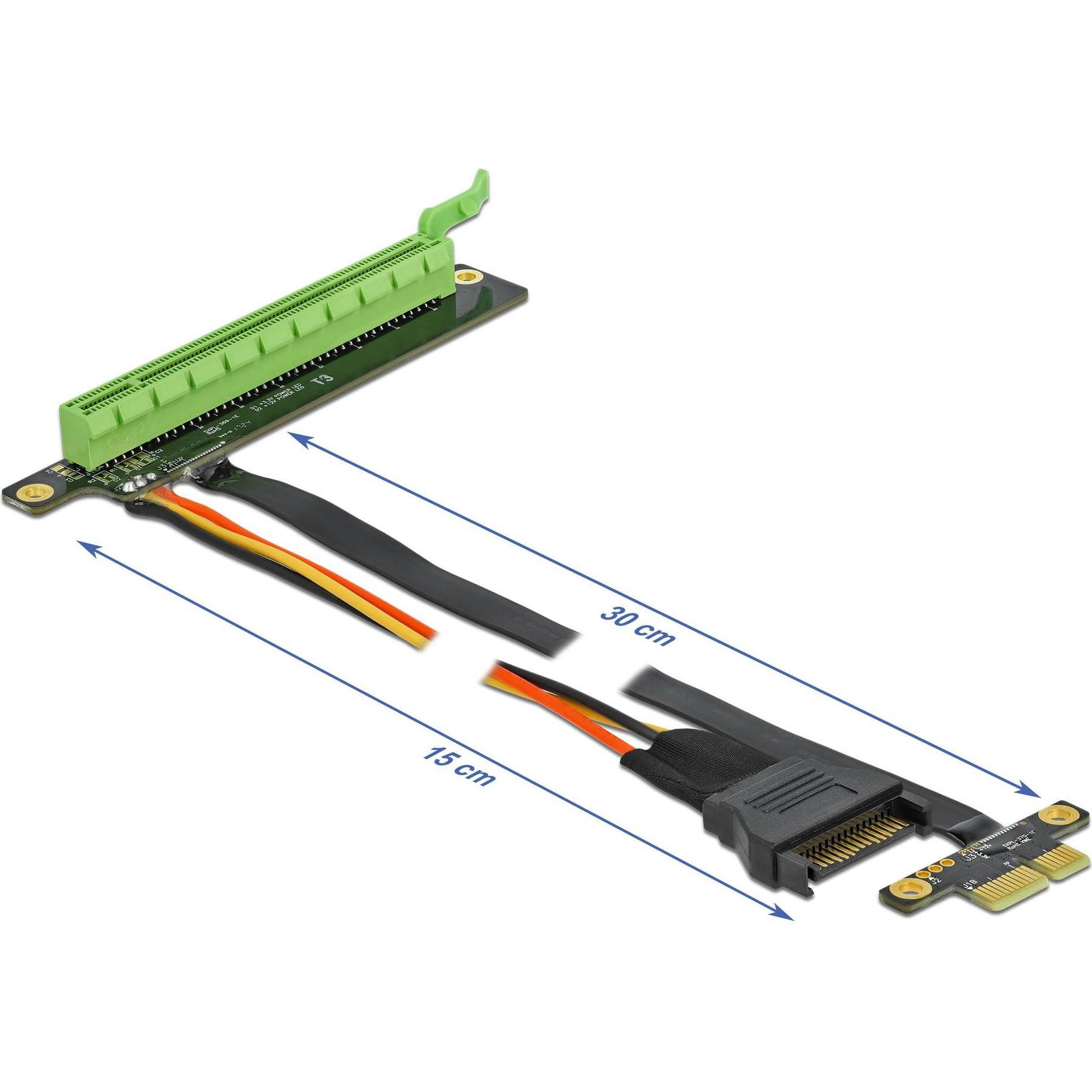 Thumbnail - Delock PCI Express x1 to x16 with flexible cable, Mainboard Zubehör
