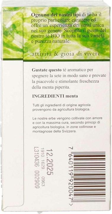 Produktbild Swisstea Pfefferminztee Eiger