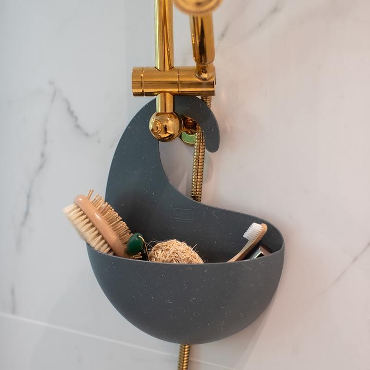 Actual product image Koziol Surf bath silo XL to hang up (6.5 x 21.5 x 25 cm)