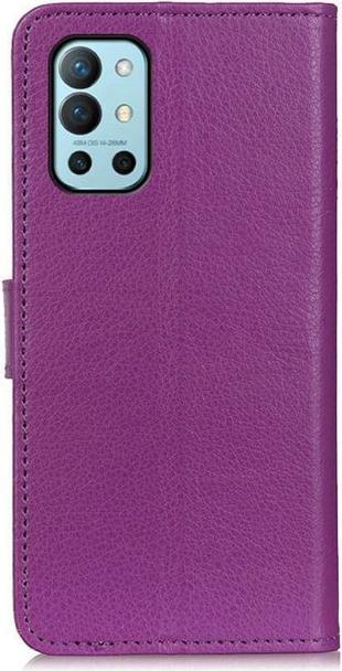 Actual product image MU Classic Litchi Leather Bookcover Series (OnePlus 9R)