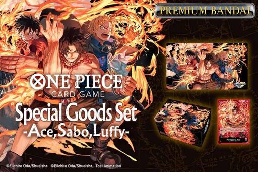 Produktbild One Piece Special Goods Set - Ace/Sabo/Luffy - Card Game - EN (Englisch, Booster Pack)