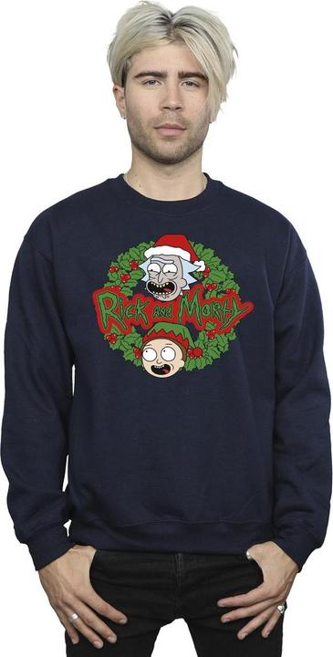 Produktbild Rick And Morty Christmas Wreath Sweatshirt (XL)