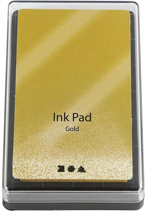 Produktbild Creativ Company Stempelkissen Ink Pad, 9 x 6 x 2 cm Gold