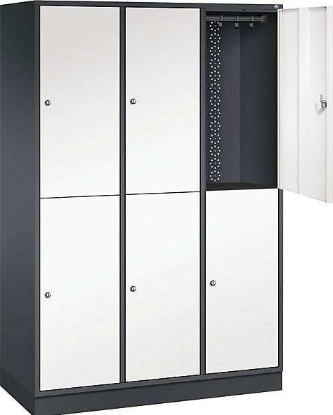 Actual product image C+P Intro double deck clothes lockers (122 cm, 195 cm)