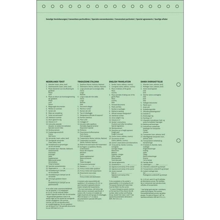 Produktbild Sigel 50 Frachtbrief CMR-Frachtbriefe (1 x)