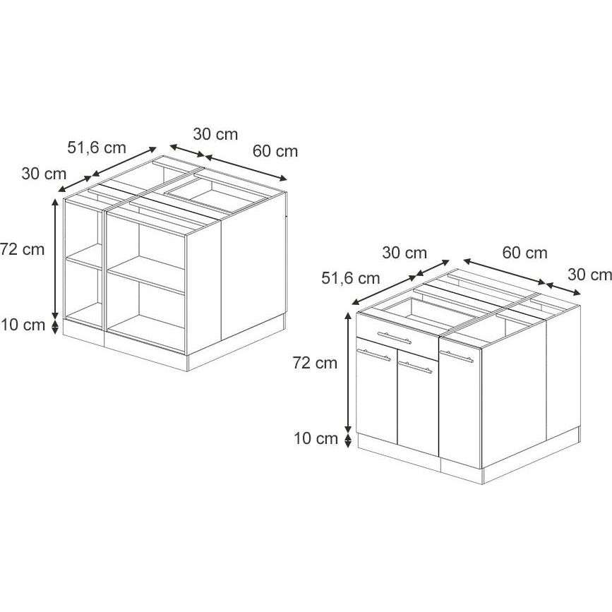 Thumbnail - Vicco, Regal, Kücheninsel Fame-Line