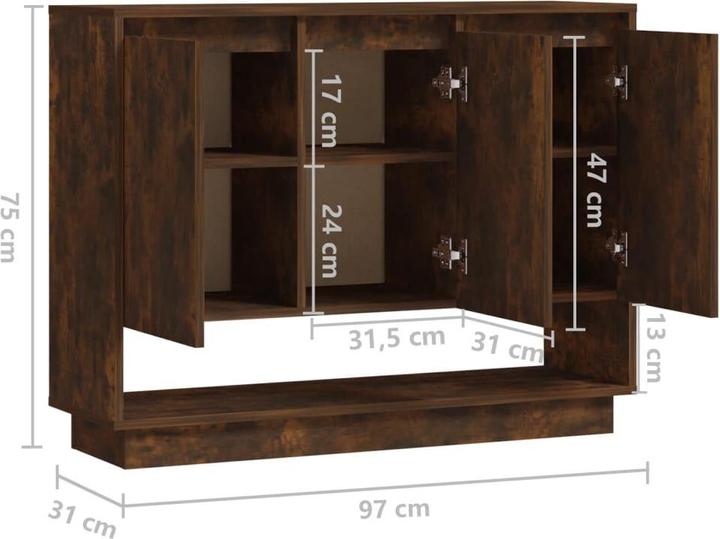 Image du produit vidaXL Sideboard (97 x 97 x 75 cm)