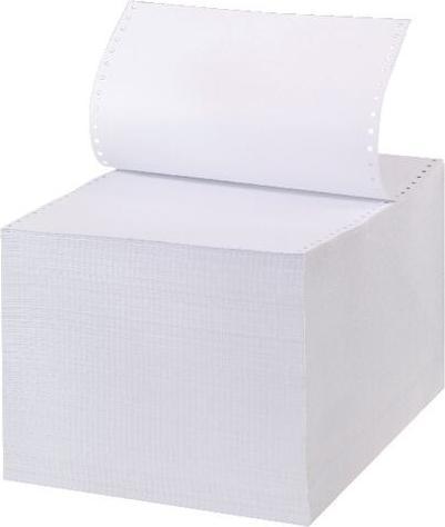 Niceday Computer-Endlospapier DIN A4+ 70 g/m² Weiss 2000 Blatt (A4+, 2000 Blätter, 70 g/m²)