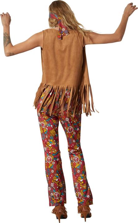 Produktbild tectake Damenkostüm Hippie Weste und Hose (XXL)