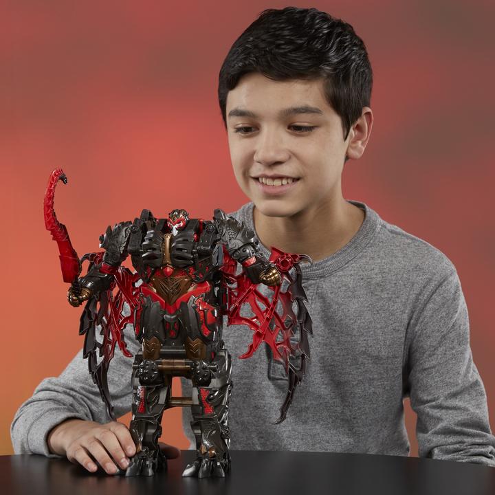 Actual product image Transformers Movie 5 Mega Turbo Changer Dragonstorm
