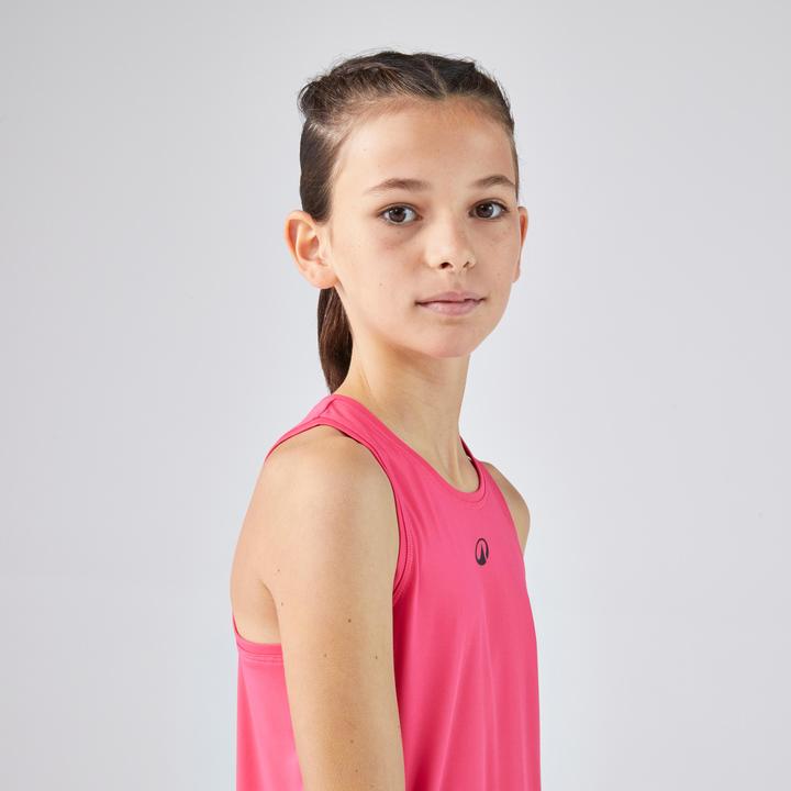 Actual product image Artengo Mädchen Tennistop Rundhals - TTK Dry Mädchen rosa