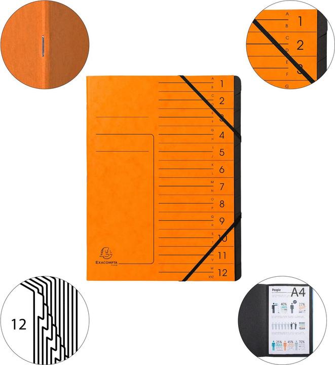 Actual product image Exacompta Stapled file folders (A4, 1 x)
