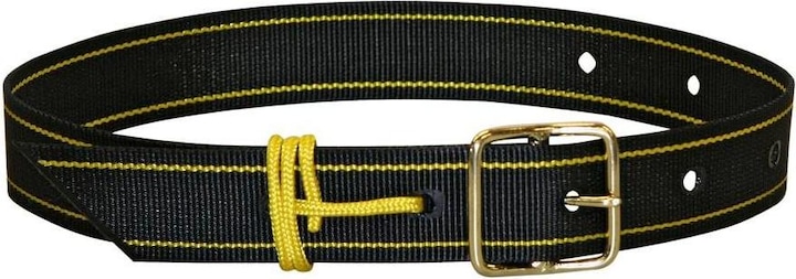 Image du produit Kerbl Courroie de cloche PE, 1 épine, avec corde, faible/jaune 30mmx85cm
