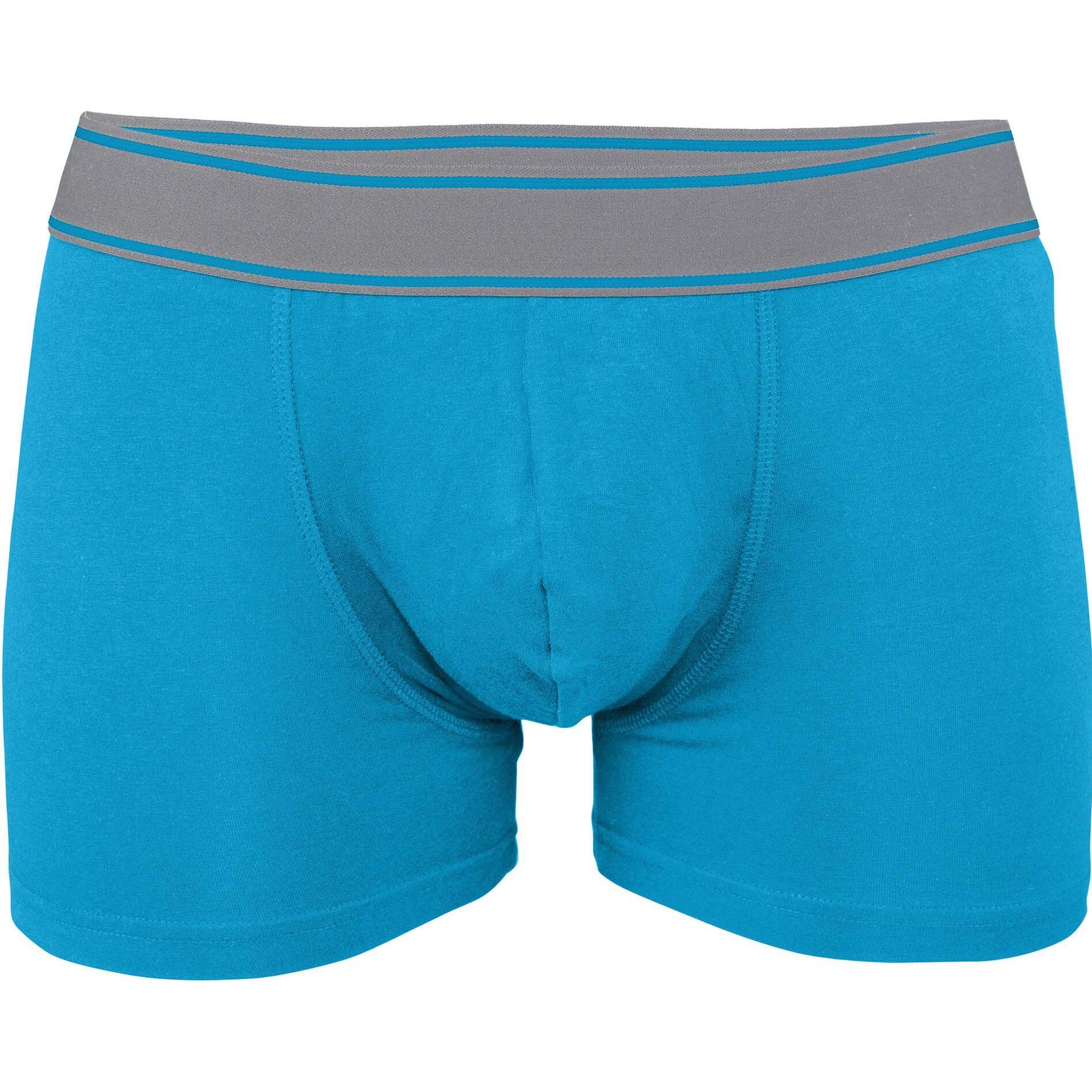 Kariban, Herren, Unterhosen, Boxer, Blau, (L)