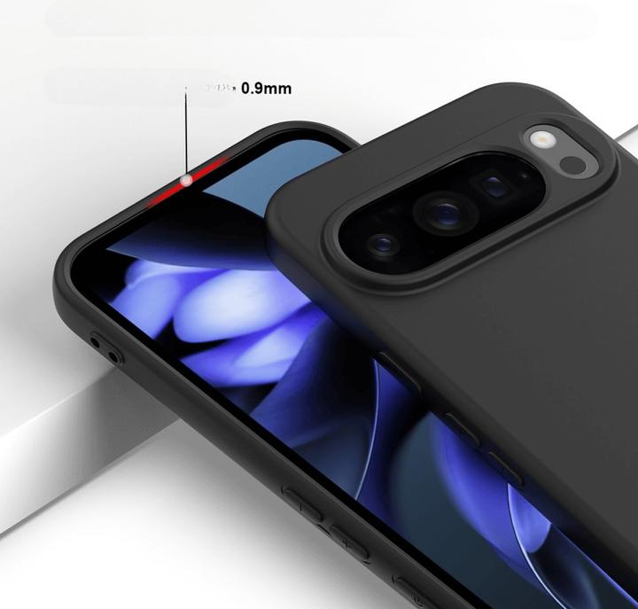 Actual product image Cover-Discount Google Pixel 10 / 10 Pro - Silikon Gummi Hülle mit Riemen (Google Pixel 10 Pro, Google Pixel 10)