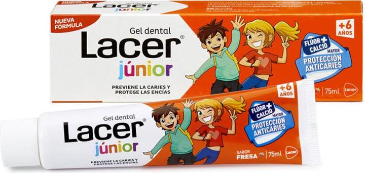 Image du produit Lacer Gel Dentaire Junior Fresa 75 ml (0.03 ml)