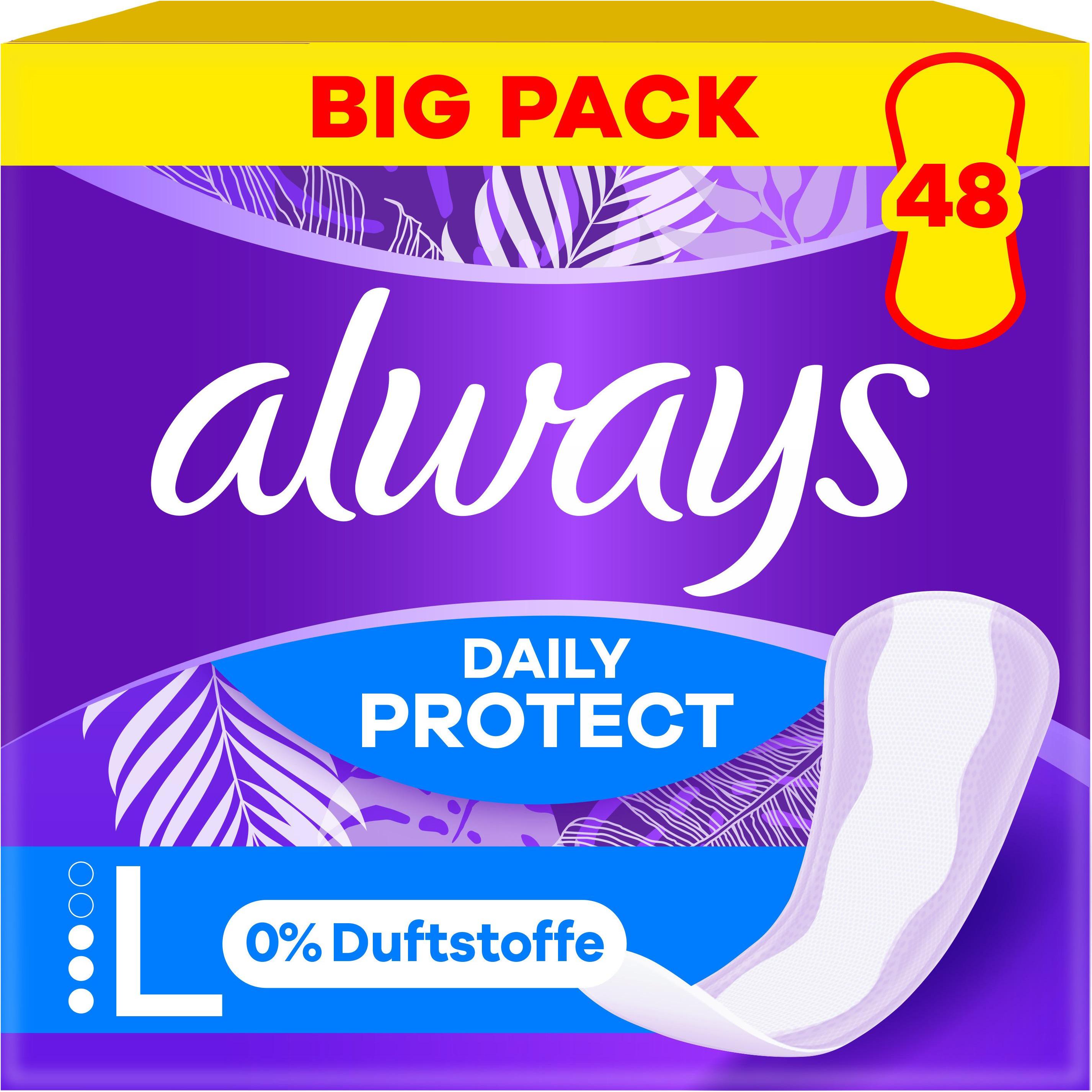 Thumbnail - Always, Binden, Daily Protect 0 % (48 x, Slipeinlagen)