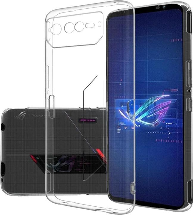 Actual product image Screenguard Asus ROG Phone 6 Flexible TPU Clear Case (Asus ROG Phone 6)