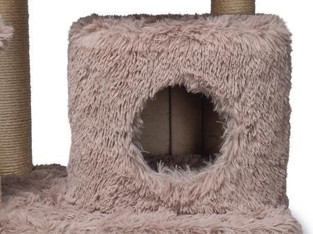 Produktbild Beeztees Kratzbaum Duco (126 cm, Taupe)
