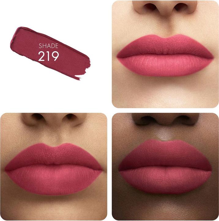 Actual product image Guerlain KissLips Tender Matte No 219 (219 Tender Rose)