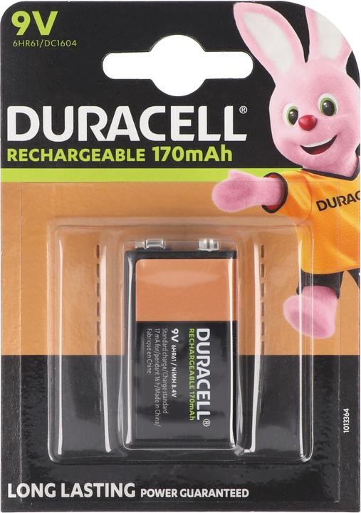 Duracell Recharge Ultra (1 Stk., 9V Block, 170 mAh)