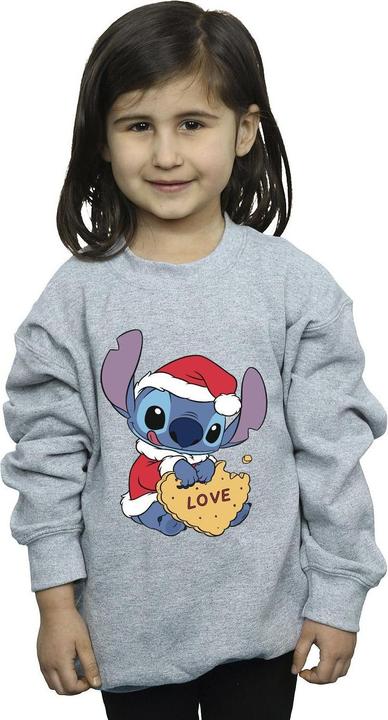Immagine prodotto Disney Lilo And Stitch Christmas Love Biscuit Felpa Ragazze (140, 146)