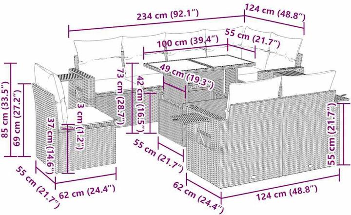 Produktbild vidaXL Huxley