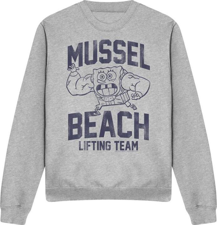 Produktbild Spongebob Squarepants Mussle Beach Lifting Team Sweatshirt (S)