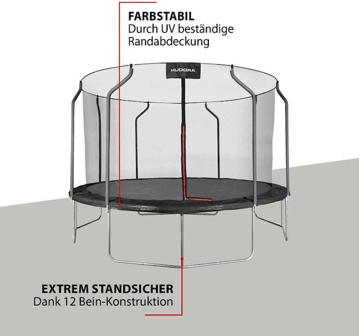 Actual product image Hudora First Trampoline 400V (400 cm)