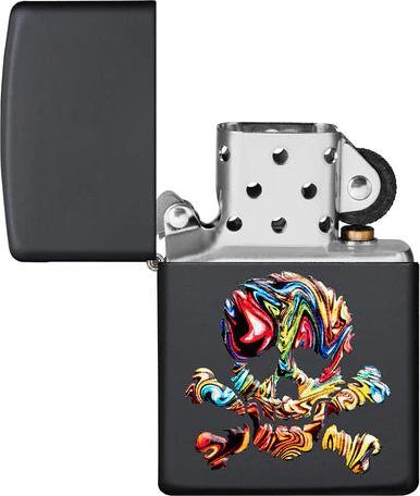 Actual product image Zippo Color Skull
