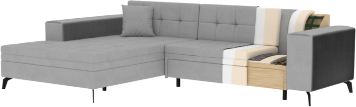Produktbild ELTAP Solange (4-Sitzer, Bettsofa, Ecksofa)