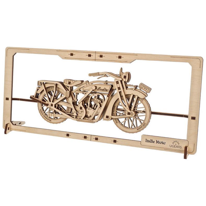 Ugears 70194 Indie Moto 2.5D Puzzle - Indie Moto 2.5D Puzzle