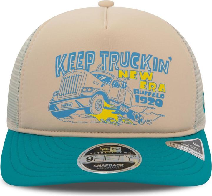 Actual product image New Era 9Fifty Strapback Cap - RETRO CROWN Keep Truckin (M, L)
