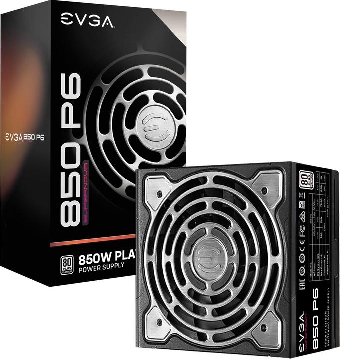 Actual product image EVGA SuperNOVA 850 P6 Fully Modular 80+Platinum (850 W)