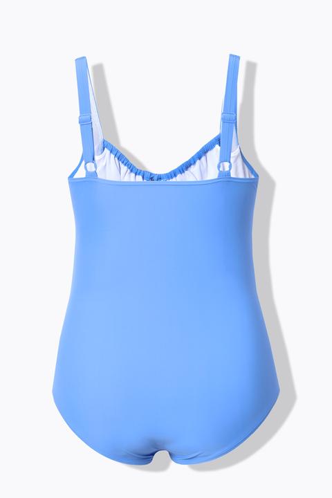 Actual product image Ulla Popken Gathered Bust Cupless Swimsuit (60)