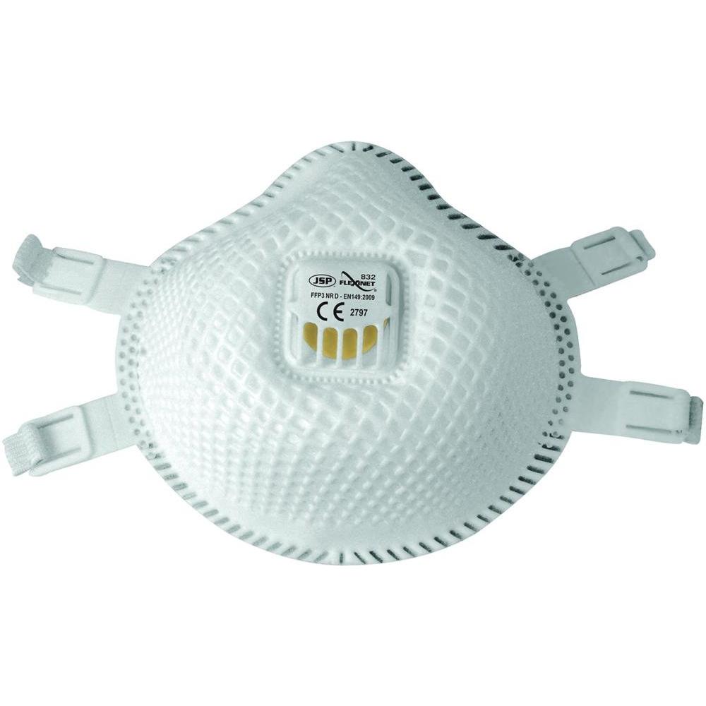 Jsp, Maschera respiratoria, Maschera per polveri sottili Flexinet 832,FFP3V, taglia M/L (FFP3)